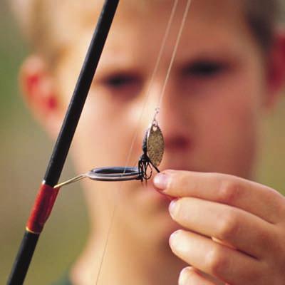 FISHING Rigging Your Tackle Successful fishing relies on well-tied knots. The most important knots are those used for tying lines to lures, hooks, and leaders.