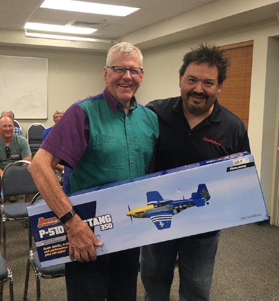 Member at Large - Jim Walker - Program for the evening. The Show and Tell session consisted of Rick Gutierrez from our new Local Hobby Shop in Parker, HobbyTown.