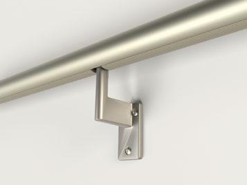 brackets easily pivot for slopes and support over 500 pounds each The installed cost of Promenaid is lower than