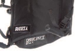 Duty back shell, accommodates increased weight capacities STRAP One strap on each side Cloth