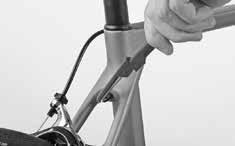 If you are not, loosen the seat post bnder bolt a lttle more. Slde the seat post nto the seat tube to the desred saddle heght.