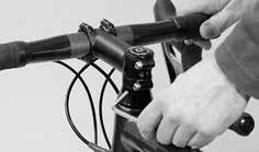 54 ADJUSTMENT TO THE RIDER HANDLEBAR HEIGHT HANDLEBAR HEIGHT ADJUSTMENT TO THE RIDER 55 ADJUSTING THE HEIGHT OF THE HANDLEBARS The heght of the handlebars determnes the nclnaton of the upper body.