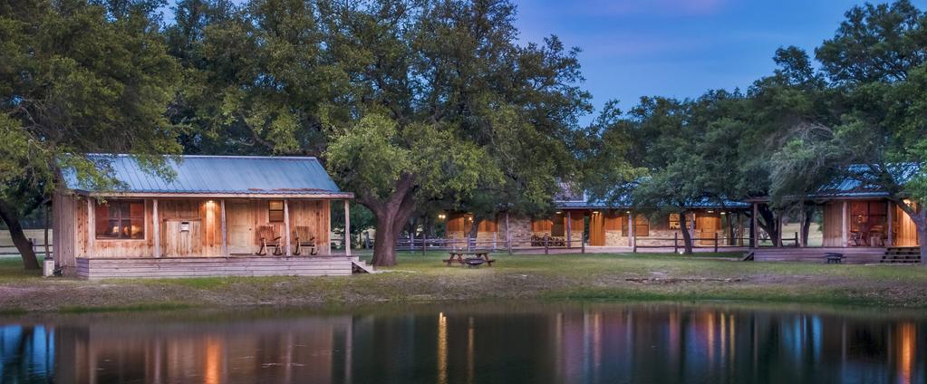 Rustic Cabins Surrounding a 1 Acre Pond,