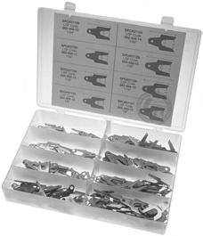 DUO-FIT ASSORTMENT Filled with 200 shims - 25 each of all Duo-Fit styles and sizes above (37100 through 37107).