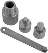 The 75990 Mercedes Rear Bushing Press Adapter Set also includes a wrench for easy adjustment