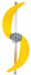 The Flygt baaa blade propeller creates maximum thrust usig miimal power.