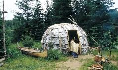 The Anishinaabe were semi-nomadic people living in small bands.