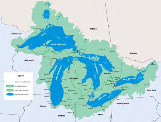 Largest Group of Freshwater Lakes in the