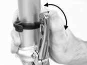 ADJUSTING THE STEEL HANDLE POST LATCHES 7 7 Your bicycle should arrive with the handle post latch properly adjusted.