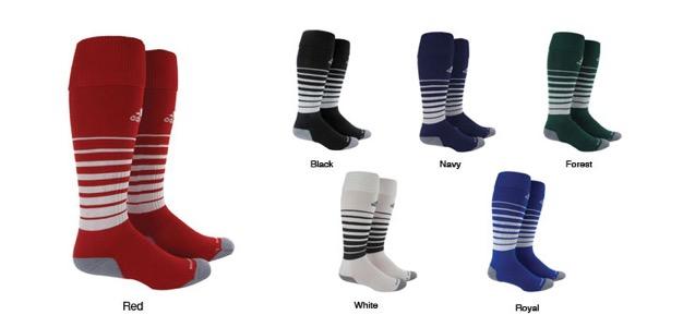 ADIDAS TEAM SPEED SOCCER SOCK Lightweight, snug-fitting sock. Features Adidas Formotion anatomical shape.