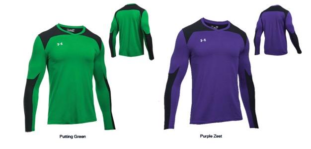 UNDERARMOUR THREADBORNE WALL GK JERSEY Truly performance product built with threadborne fabric with tonal design lines. 2-ply forearm construction. Men's 50.00 35.00 33.75 32.50 Youth 45.00 31.50 30.