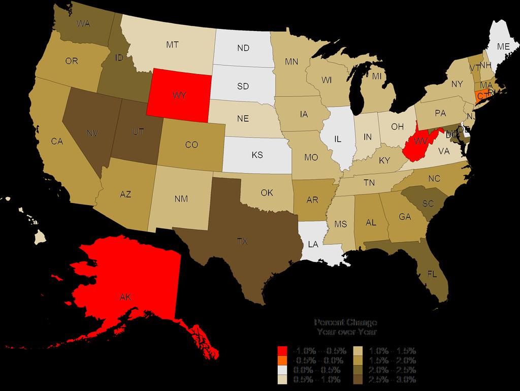 Employment Growth by State