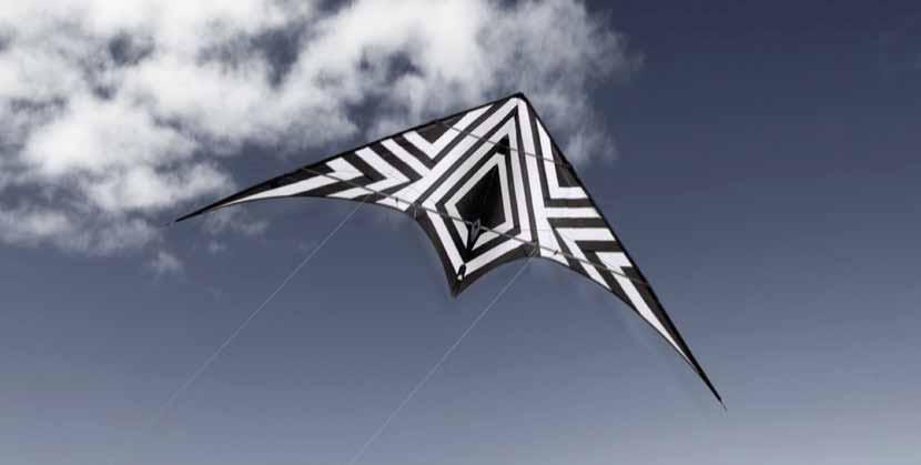 The Zebra Kite is the result of a co-operation between HQ and trick enthusiast Helge Gosau. This freestyle kite impresses with clever detail solutions and amazing flight precision.