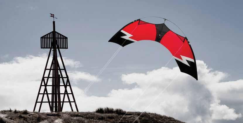 (8-61 km/h I 5-38 mph) 18+ pilots. Tremendous pull, solid construction, extreme maneuverability and precise handling makes this kite a blast to fly. Skill Expert Speed Power Trick Fazer XL Art. Nr.