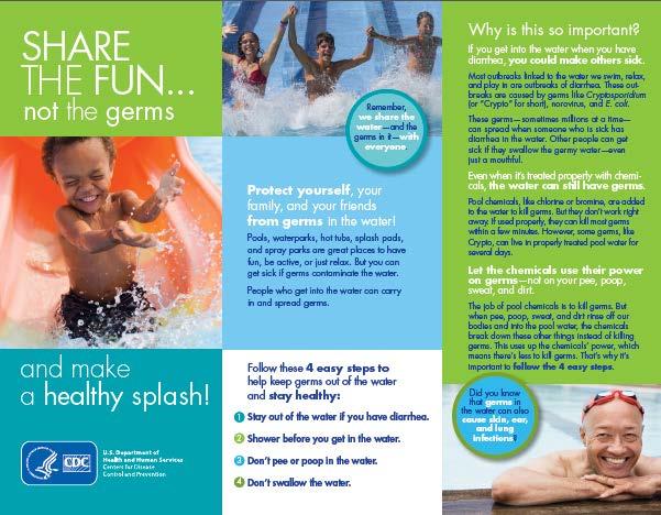 Printed Healthy Swimming Promotion