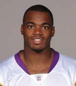 ADRIAN PETERSON NOTES RUSHING TO THE TOP RB Adrian Peterson became the fi rst Vikings running back in team history to lead the league in rushing when he fi nished with 1,760 rushing yards in 2008