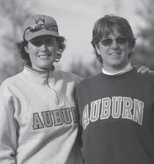 The Derby Invitational Curtis Cup Champion and former Auburn coach and player Virginia Derby-Grimes with current Auburn head coach Kim Evans Since its inception in 1994, the Auburn Tiger-Derby