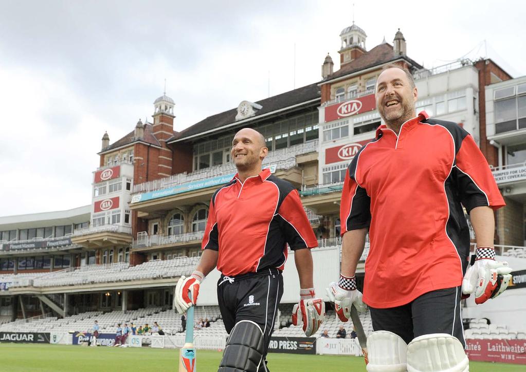 PLAY AT THE KIA OVAL This once in a lifetime opportunity to play on the hallowed turf of the Kia Oval will be available in the summer of 2015.