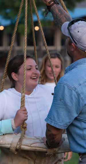 Counselors not only teach sailing in a fun and engaging way, they also know how to connect with campers and create a positive environment for youth development.