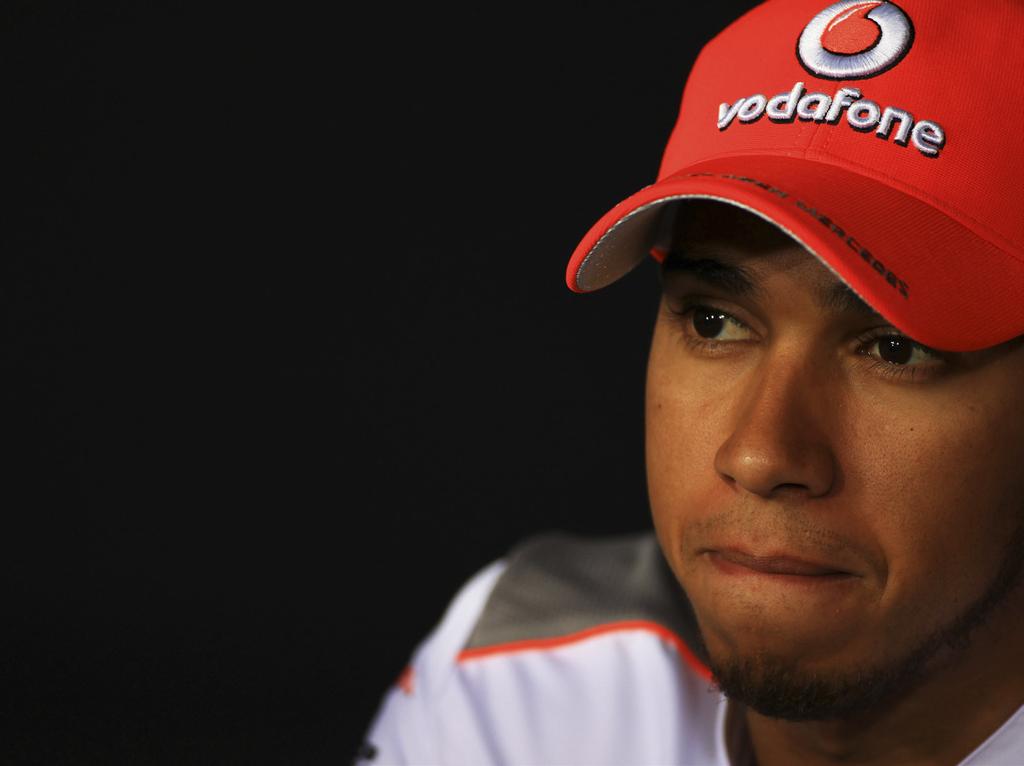 Off-track Lewis Hamilton remained speechless all weekend long about rumors of his transfer to Mercedes
