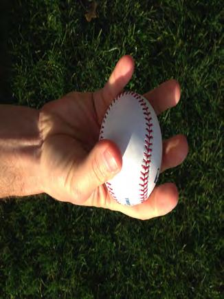 Below is the grip I used for my changeup.