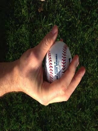 I was able to throw a 4 seam changeup (pictured) which was