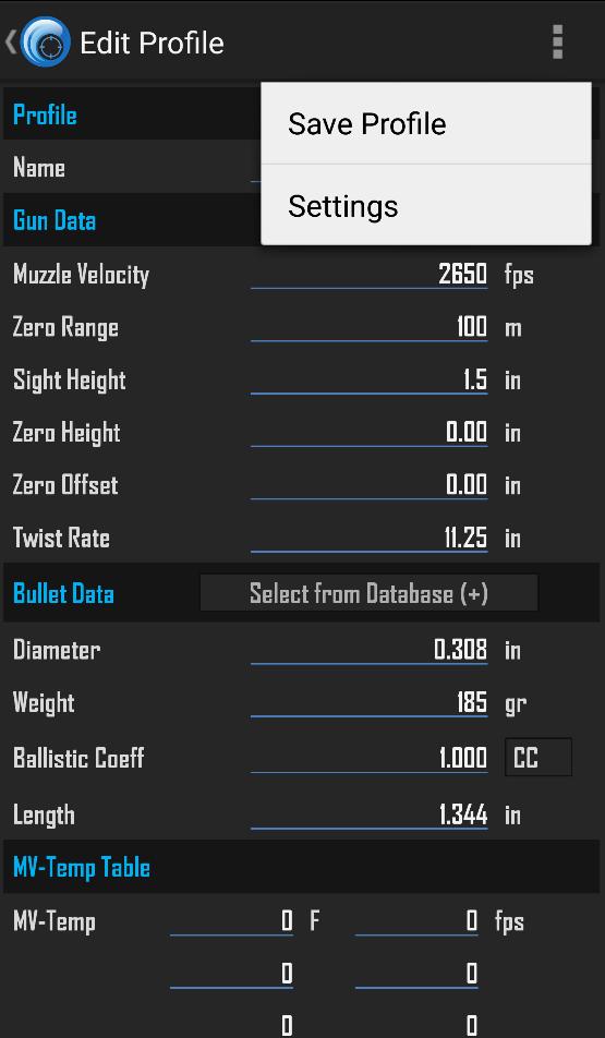 If you create the weapon then choose a bullet, your weapon profile will be reset.