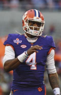 COLLEGE FOOTBALL WEEKLY PAGE 2 PLAYER SPOTLIGHT Heisman Candidates Favorites DeShaun Watson, QB, Clemson After a promising freshman season, Watson exploded on the scene in 2015, throwing for over