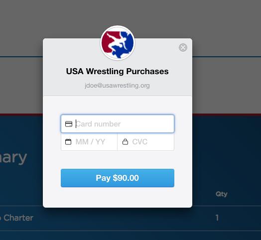 To finalize the purchase you click the Pay by Credit Card and fill