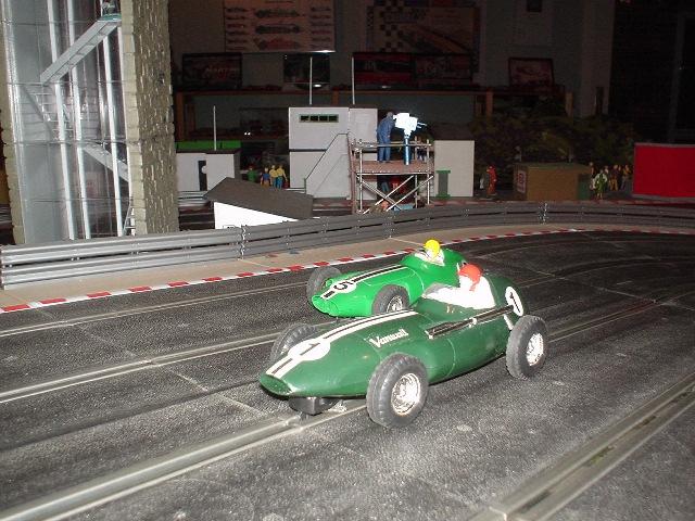 Within their "The Power and the Glory" series Scalextric re-released their old Vanwall mould as C.097 Vanwall.