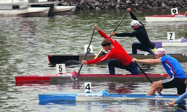 What is a canoe? These are Olympic sprint canoes.