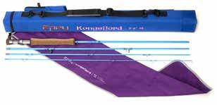 impressive range of rod actions). You can also have your name printed on rod, cloth bag and rod tube.