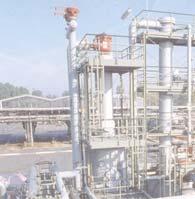 neries and chemical plants In processing plants for