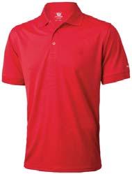 APPAREL AUTHENTIC POLO //96% Polyester / 4% Spandex //Pique knit //Stretch for easier swing //Moisture management //Breathable //Cool feeling //3 Button opening