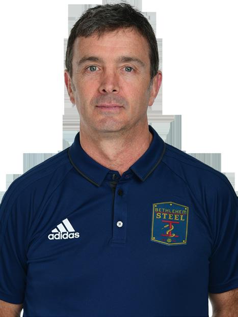 Prior to joining Steel FC, Burke served as an assistant coach for the Philadelphia Union from 2011 through 2014. He was heavily involved in all levels of the U.S. Soccer pyramid, including serving as head coach of the Union s PDL affiliate Reading United from 2008-13 where he had a record of 71-18-19.