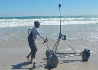 Topographic beach surveys every 2 hours during daylight.
