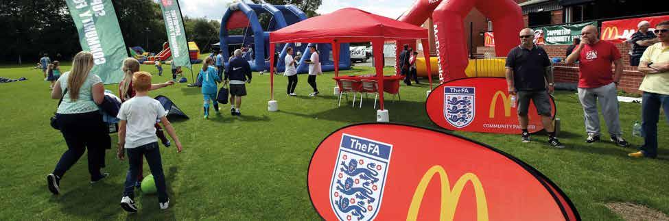 HOW TO PROMOTE YOUR COMMUNITY FOOTBALL DAY Event Finder McDonald s will help promote your Community Football Day through their event finder tool on their website so people can find the event closest