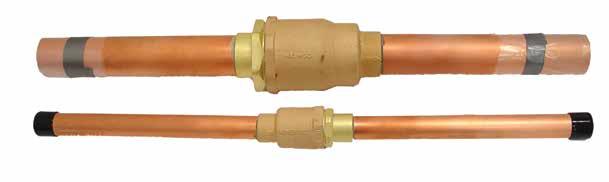 EMERGENCY OXYGEN INLET BOXES CHECK VALVES WITH BRAZED COPPER EXTENSIONS Acme offers check valves with brazed copper extensions for use in a built system installation.