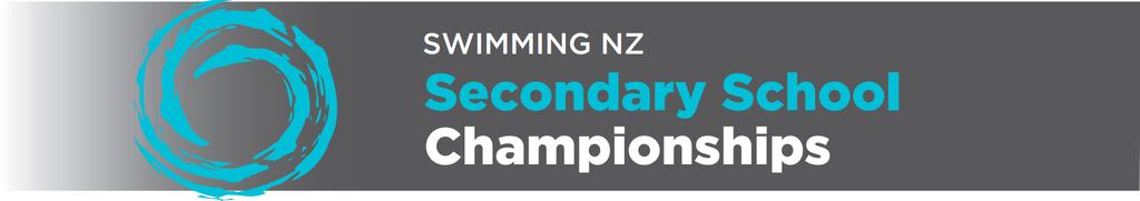 Swimming New Zealand rules and regulations govern this competition.