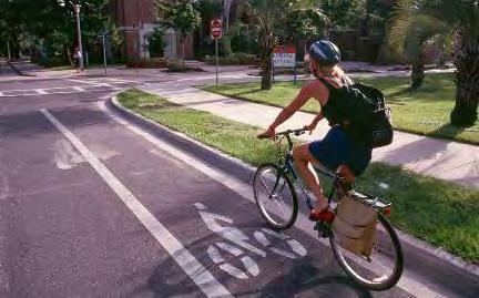 with more bike lanes have higher