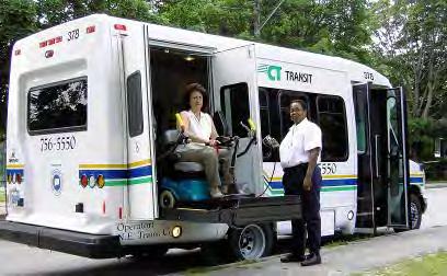 A year of paratransit service for a