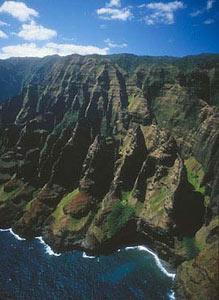 Kauai Admired for its thriving green and sparkling sand, Kaua i is tropical and wild.