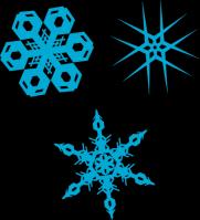 Use the snowflakes from yesterday to make a trail through your home. Can you move through your home without touching the floor and only touching the snowflakes? Get outside for a game of tag.