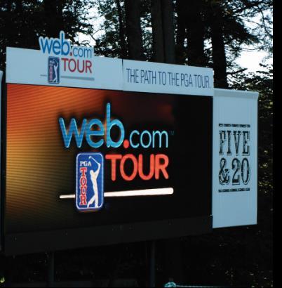 Scoreboard Panel Prominent branding on a panel of a tournament scoreboard of your choice Two