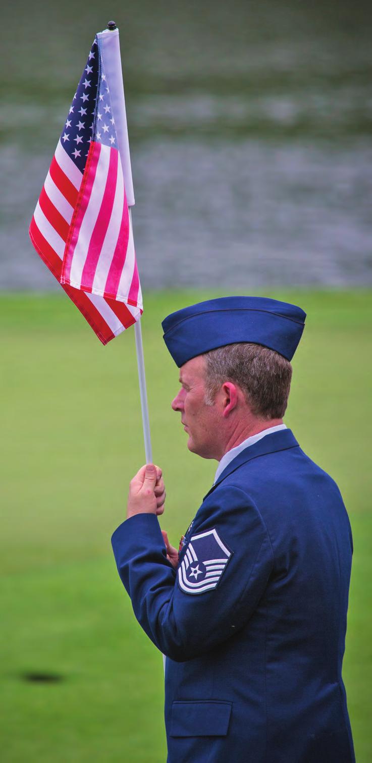 SUPPORTING OUR TROOPS TENDING THE FLAG ON 17 USO TICKETS FOR THE MILITARY The standard Wells Fargo Championship For the 5th consecutive year, the pin flag on Quail Hollow Club s signature Wells Fargo