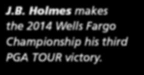 Rory Sabbatini 74-68-71-67 280 200,100 Roberto Castro 71-70-69-70 280 200,100 Rory McIlroy 69-76-65-70 280 200,100 J.B. Holmes makes the 2014 Wells Fargo Championship his third PGA TOUR victory.