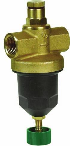 BSP thread Brass Simple, efficient pressure reducing valve, in which the pressure spring does not contact the medium. Purpose: compressed air and other non-hazardous gases. Max.