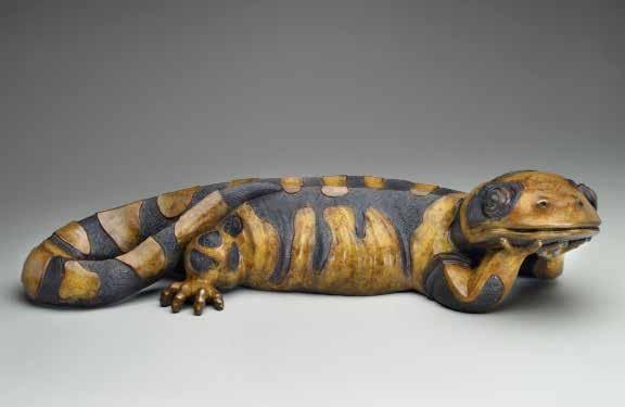 Pokey Park Resides: Tucson, Arizona, USA b. 1941, Georgia, USA California Tiger Salamander California Tiger Salamander Bronze 6.