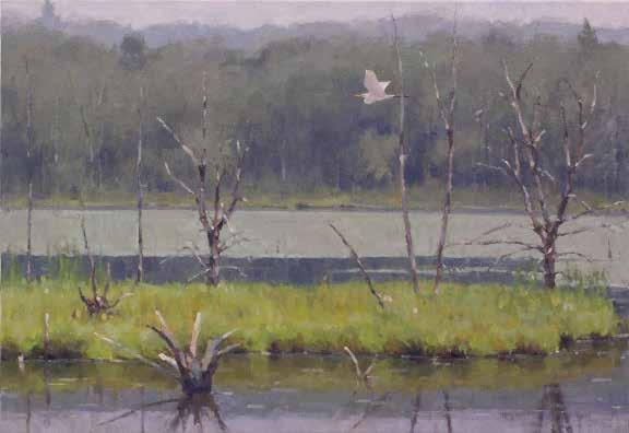 Some ideas for a painting are so compelling, they grab hold of your imagination and won t let go. Beaver Swamp Haze is based on a plein air study painted on a sultry summer day in 2003.