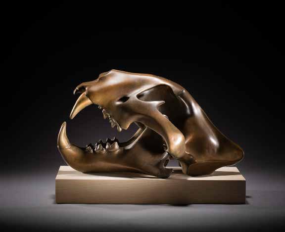 As Henry Moore once drew inspiration from Bones, I recently created a series of sculptures that translate the already elegant shapes of skulls into reductive organic forms.